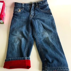 COPY - Warmest fleece lined jeans! Adjustable waist.Size2T—Thick/soft/very warm.